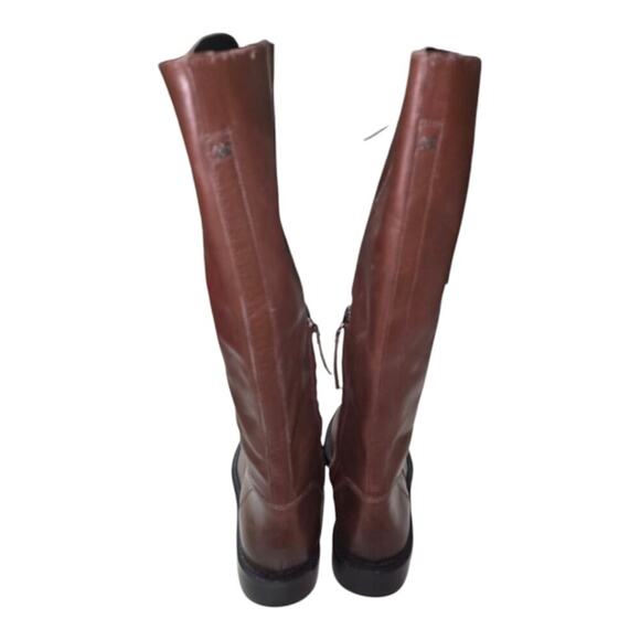 Sam Edelman Women's Nance Tall‎ Lace Up Leather Boots Brown US 6 M - Picture 9 of 14